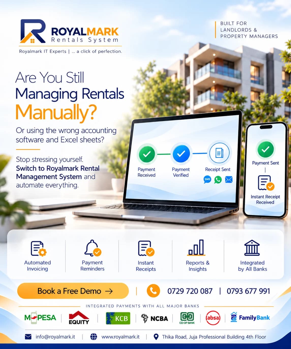 A simpler rent collection workflow for Kenyan property managers